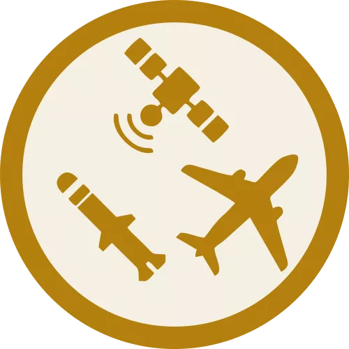 logo aeronautics, defence and space